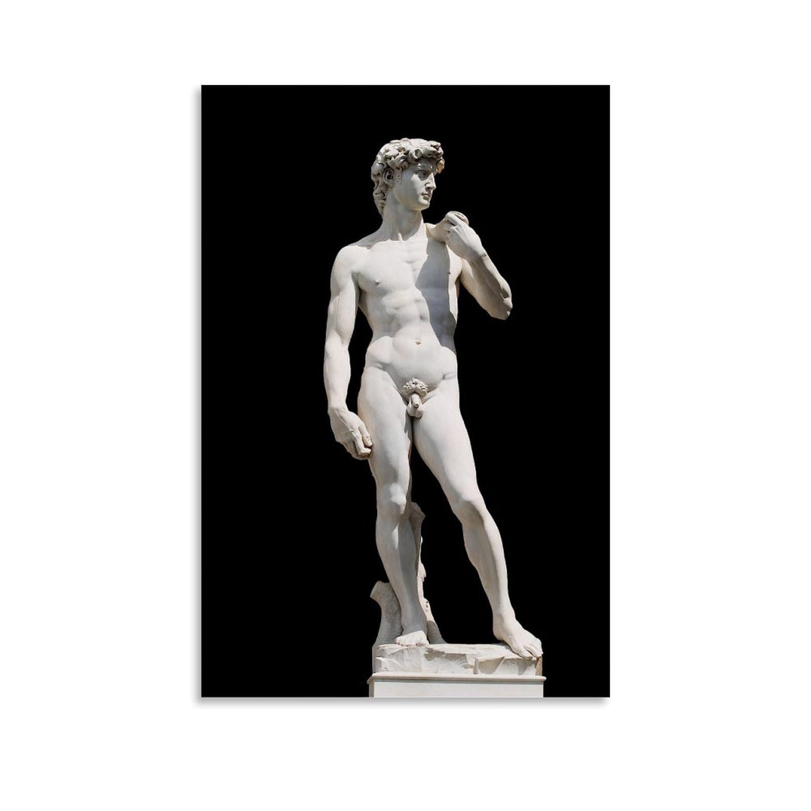 Xuxuecc Unframe Statue Of David By Michelangelo Buonarroti Poster_auto_x2 Art Canvas Painting Decor Wall Print Photo Home Modern Decoratives 24X36inch(60X90cm)
