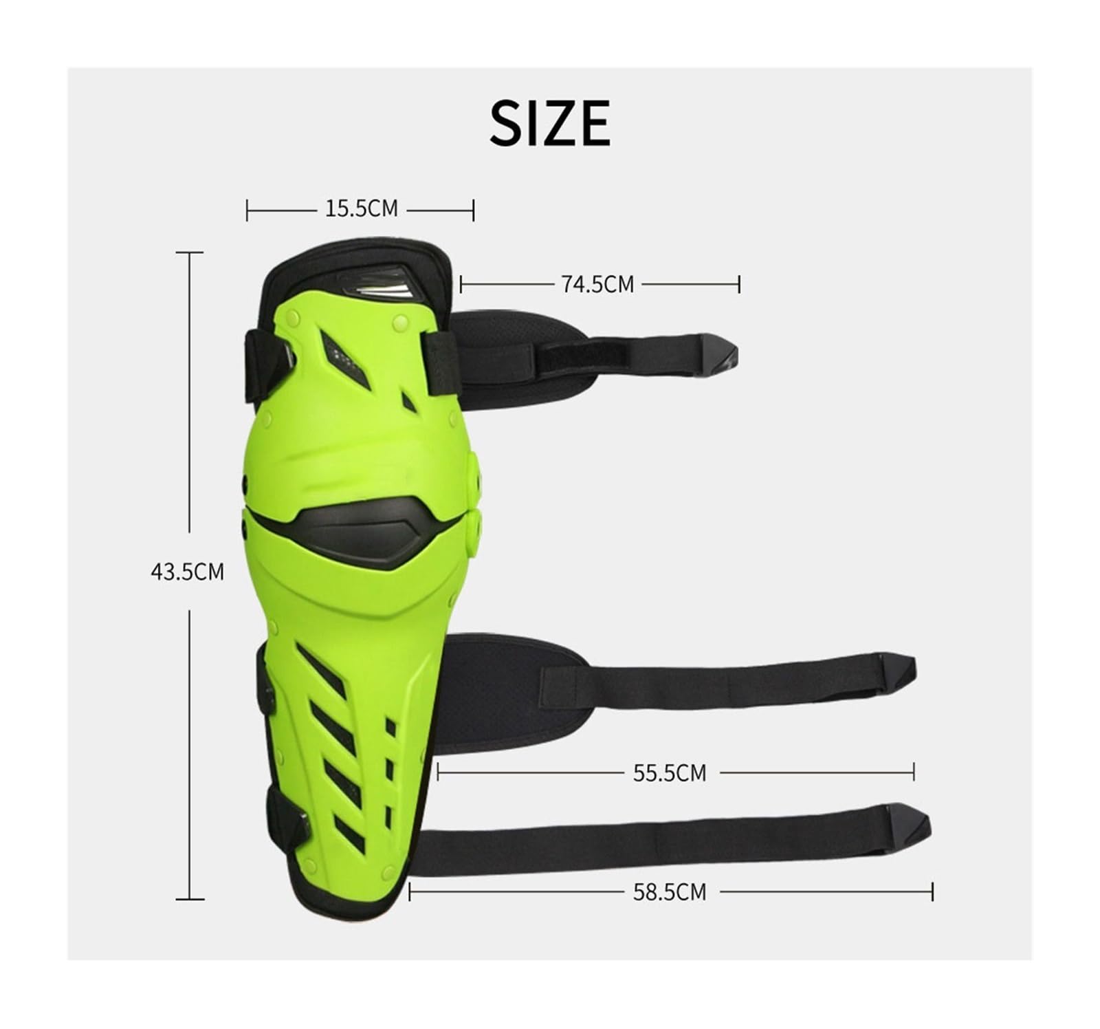 SSIMOO 3 Kolory 2018 Motocyklowe Ochraniacz Kolana Suwaki Kolana Sprzęt Ochronny Ochronny Zestaw Straży (Kolor: Biały KNEE PADS)