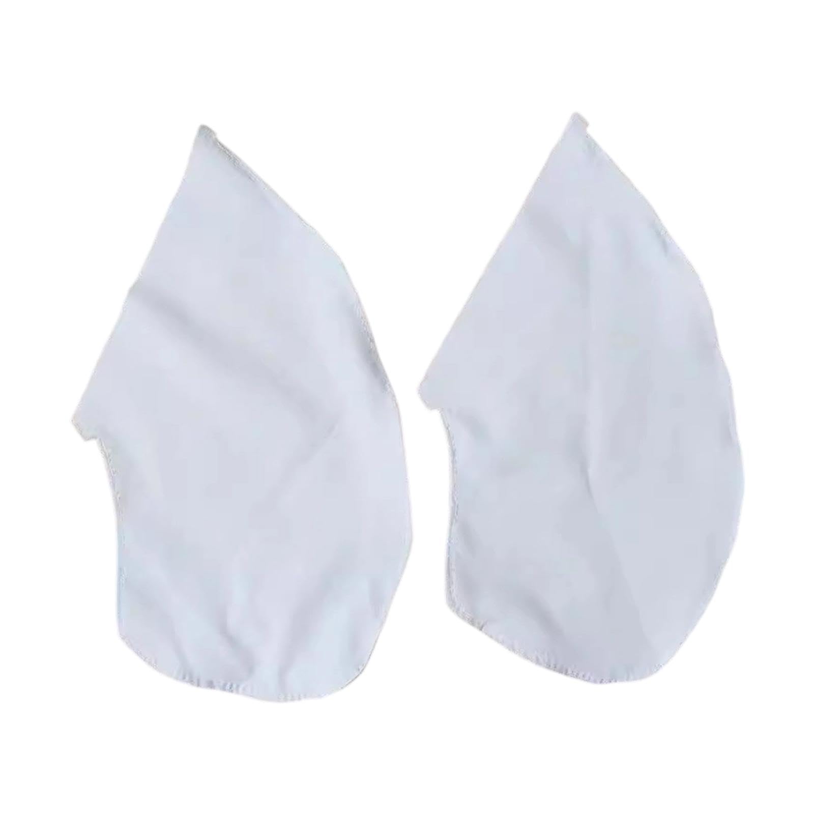 Hellery 2x Sew-in Side Pockets, Lightweight, Versatile, Secure Inner Pocket for Trousers And Skirts, White