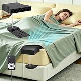 Under Sheet Bed Cooling System with Adjustable Fan Speed, Night Sweat Relief Cooling Fan for Bedroom, Bed Cooling Fan for Cooling and Sleep, Fits All Mattress Heights, Easy Installation (Black)