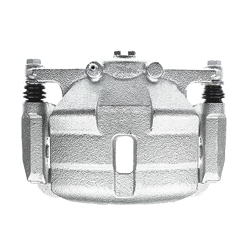 Image of Detroit Axle - Front Right Brake Caliper w /Bracket Replacement for 2008-2013 Nissan Rogue, 2014-2015 Rogue Select, 2010-2013 Suzuki Kizashi