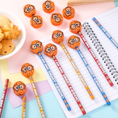 Crayons à biscuits intelligents Epakh avec gommes | Lot de 36 - 4