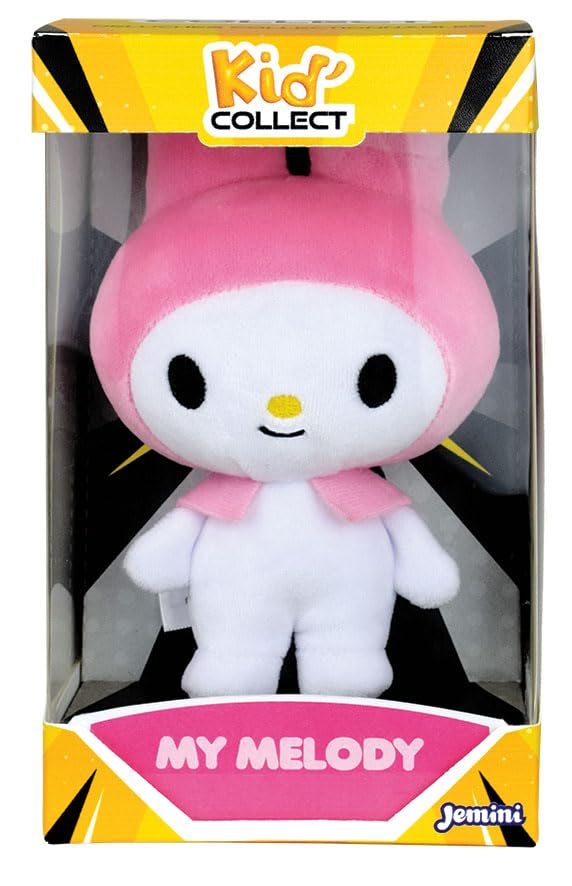 Jemini | My Melody Sanrio Kid'Collect Plush Toy | 13 cm | Collectable Soft Mini Plush Toy | From Birth | Character Friend of Hello Kitty | Official Licensed Product | Gift Idea for Baby