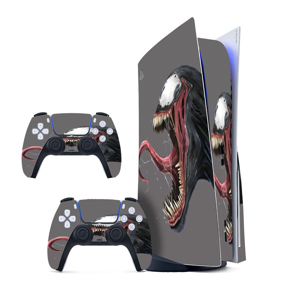 See full amazon price history chart for GADGETS WRAP Printed Vinyl Skin Sticker Decal for Sony PS5 PlayStation 5 Disc Edition Console & 2 Controller (Skin Only, Console & Controller not Included.) - Venom Tongue Multicolor GADGETS WRAP Printed Vinyl Skin Sticker Decal for Sony PS5 PlayStation 5 Disc Edition Console & 2 Controller (Skin Only, Console & Controller not Included.) - Venom Tongue Multicolor (B0BW3VQ2TG) Amazon Price History, Amazon Price Tracker