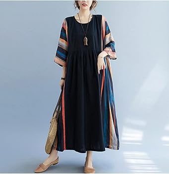 Amazon.co.jp: [N-O] ロング ワンピース レディース マキシワンピース