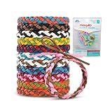❥【Lo Que Obtendrá】12 piezas de pulseras repelentes de mosquitos en cuero de colores, hermoso color, multicolor opcional. REGALAR: 1 pulsera repelente de mosquitos de silicona para niños de 20 piezas, diseño con forma de animal. Los colores brillantes se pueden combinar con su ropa.
