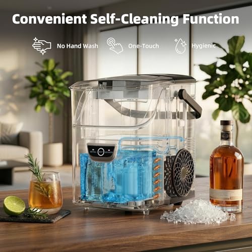Antarctic Star Nugget Ice Maker Countertop, 35Lbs/24H, 5 Mins Fast Ice by Antarctic Star - Used condition - Image 5