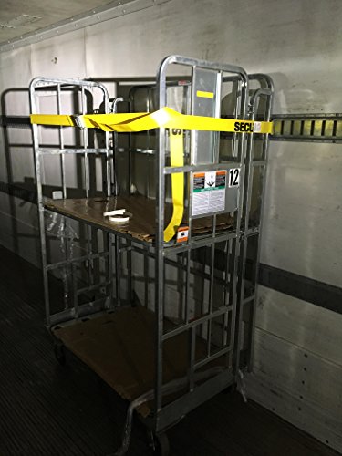 Seculok Logistic Cam Buckle Straps, E-Track Straps, E-Track Tie Down Straps For Trucks, Cargobuckle With E/A Series Spring Fitting, Truck Straps, And Trailer Straps, 2" X 12' #TOP3