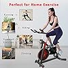 VIGBODY-Exercise-Bike-Indoor-Cycling-Bicycle-Stationary-Bikes-Cardio-Workout-Machine-Upright-Bike-Belt-Drive-Home-Gym VIGBODY Exercise Bike Stationary Bikes for Home, Indoor Cycling Bike 330 lbs Weight Capacity, Spin Bike with Comfortable Seat Cushion, Fitness Bike for Gym Cardio Workout Red