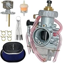 Blaster 200 Carburetor for Yamaha Blaster 200 YFS 200 1988-2006 ATV Carb Parts with Air Filter & Fuel Petcock Valve