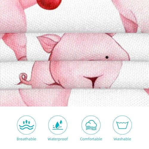 Tablier de cuisine cochon rose mignon lot de 2 avec broches amovibles