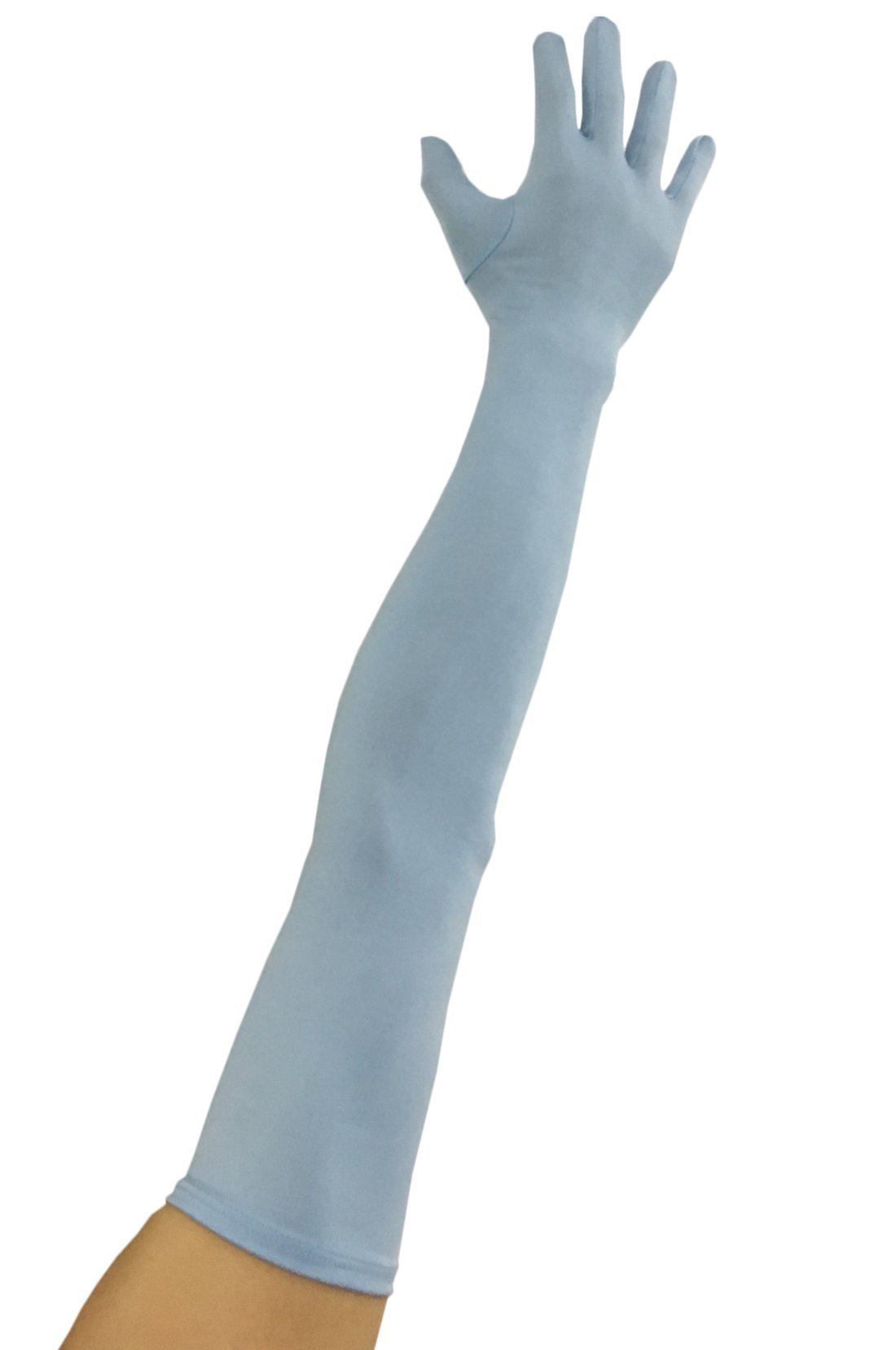 Classic Adult Size 22" Length Spandex Gloves Above Elbow Cosplay Costume Glove