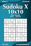 Sudoku X 10x10 - Hard to Extreme - Volume 7 - 276 Puzzles