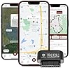 SafeTag Plug – 4G LTE Car GPS Tracker, Vehicle Location Every 10-30 Seconds, Multiple GeoFences, Route Playback, Monitor Speed, Driving Behaviour, No Activation Fees, Cancel Anytime, 7 Day Free Trial