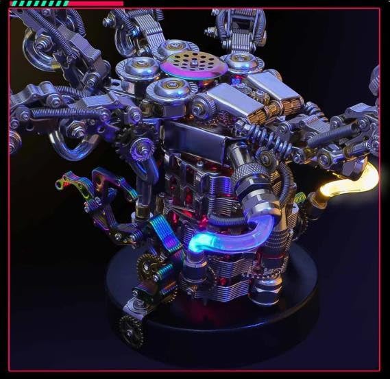 Metalowe puzzle 3D dla dorosłych, zestaw modeli do składania pazurów smoka, ozdoba DIY - rękodzieło montażowe Łamigłówka idealny wystrój pokoju i wybór prezentów, 800 + szt