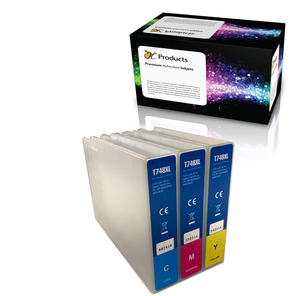 EPSON カートリッジ Amazon.co.jp: OCProducts リサイクルインクカートリッジ 交換用 3個