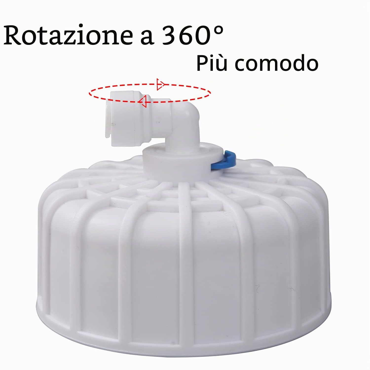 HUINING Kit a membrana osmose inversa 3012-500GPD con connettore rapido 3/8 1/4, tubo d'acqua, set completo di chiavi, compatibile con il sistema di filtrazione dell'acqua domestica