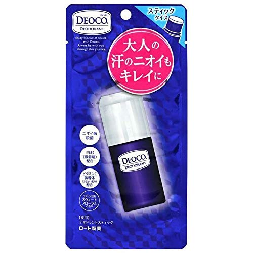 [Non-medicinal products] Deoco Medicinal deodorant lactone (sweet fragrance component that decreases with age) Sweet floral scent stick 13g 6 pieces set