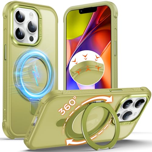 Coque iPhone 14 Pro antichoc pour visionner vos vidéos avec support rotatif