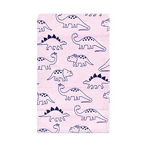 Image of Hudson Baby Unisex Baby Cotton Flannel Burp Cloths, Cuteasaurus, One Size
