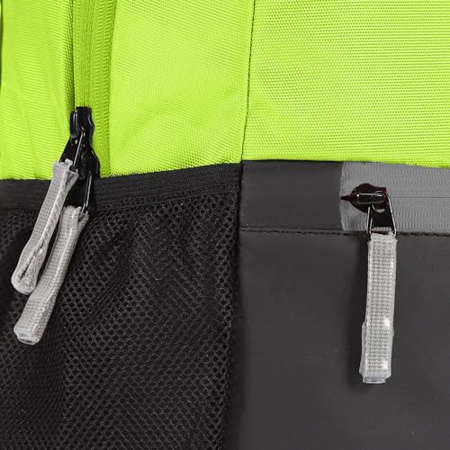 Image of DIVULGE Coral 24 Liters Large Neon Casual Backpack with Laptop sleeve, Front Pocket and Water Bottle Pouch (Neon)