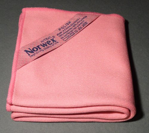 Norwex Antibacterial Antimicrobial Microfiber Window Cloth in Pink