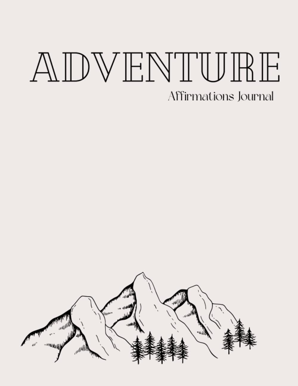 Journal d'affirmations d'aventure de 6 mois pour routine quotidienne - 2