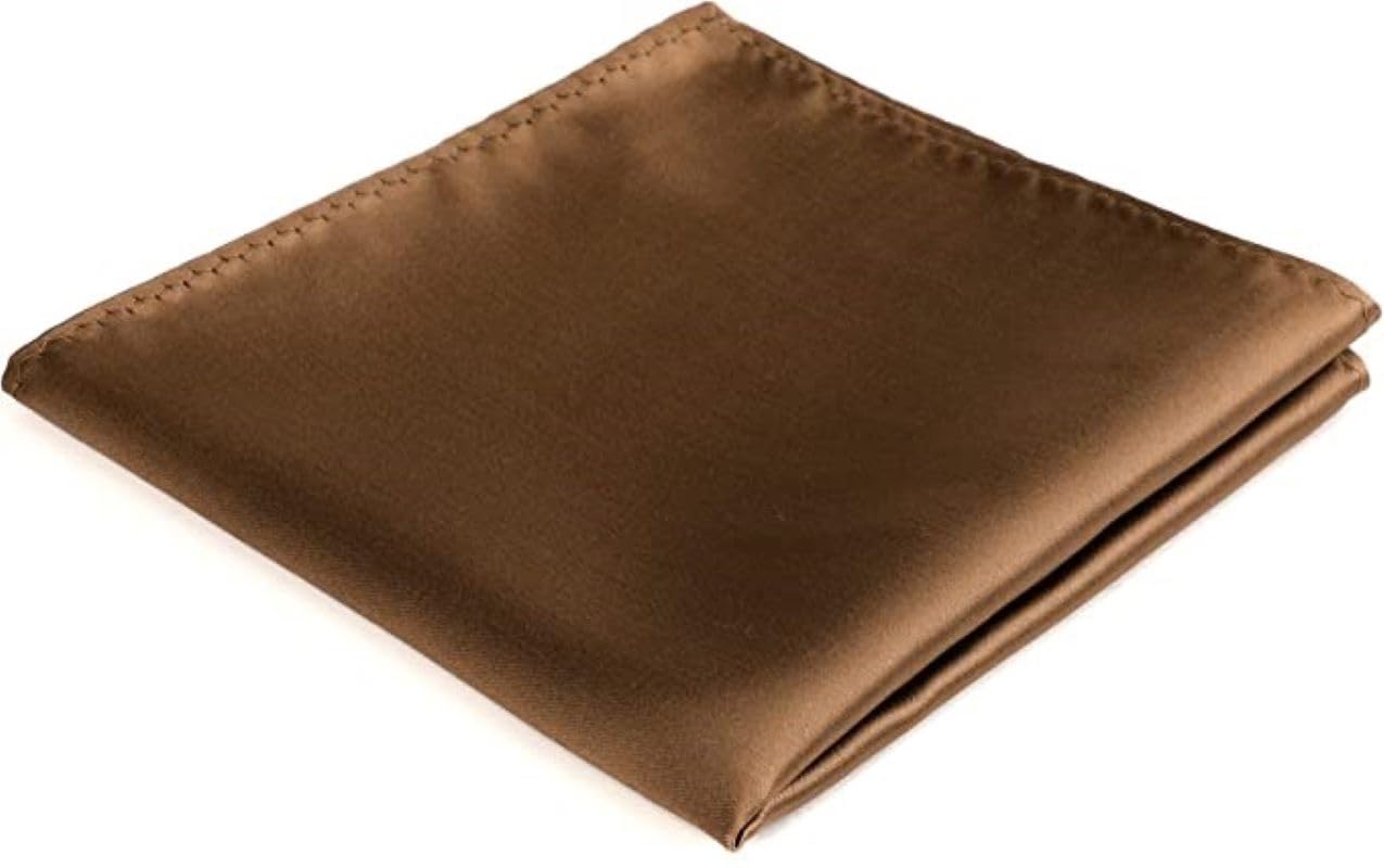 voici France Premium Pocket Square microfiber Men Plain Satin Wedding Handkerchief Free Size-picture-48