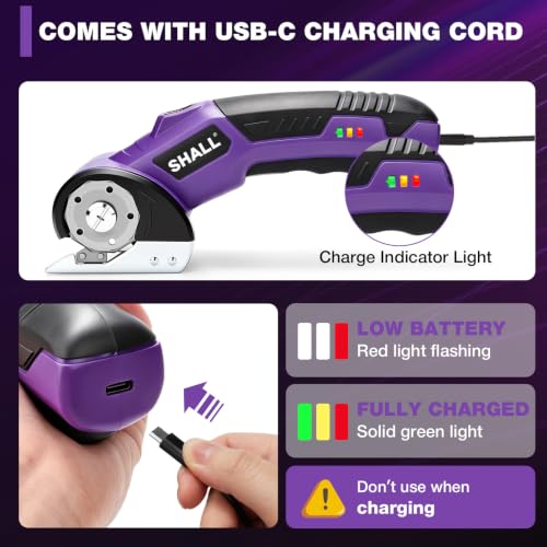 SHALL 4V Cordless Electric Scissors