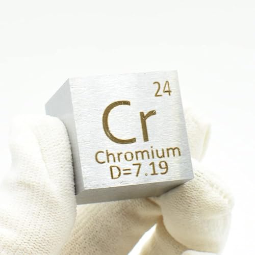 Miniatura 23 de 0.39" Cubo de Boro B 99.9% 3N Puro, Cubo de Densidad de 10mm para Colección de Elementos, Tabla Periódica, Cazador, y Más (0.39", Boro)