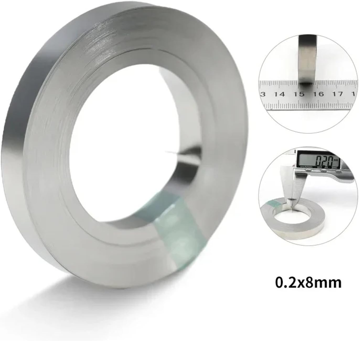 10m/Roll 18650 Li-ion Battery Nickel Sheet Plate Plated Steel Belt Strip(0.2 x 8mm x 10m)