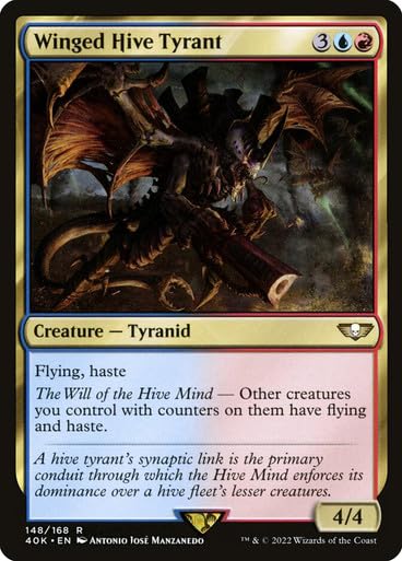 Winged Hive Tyrant (148) MTG