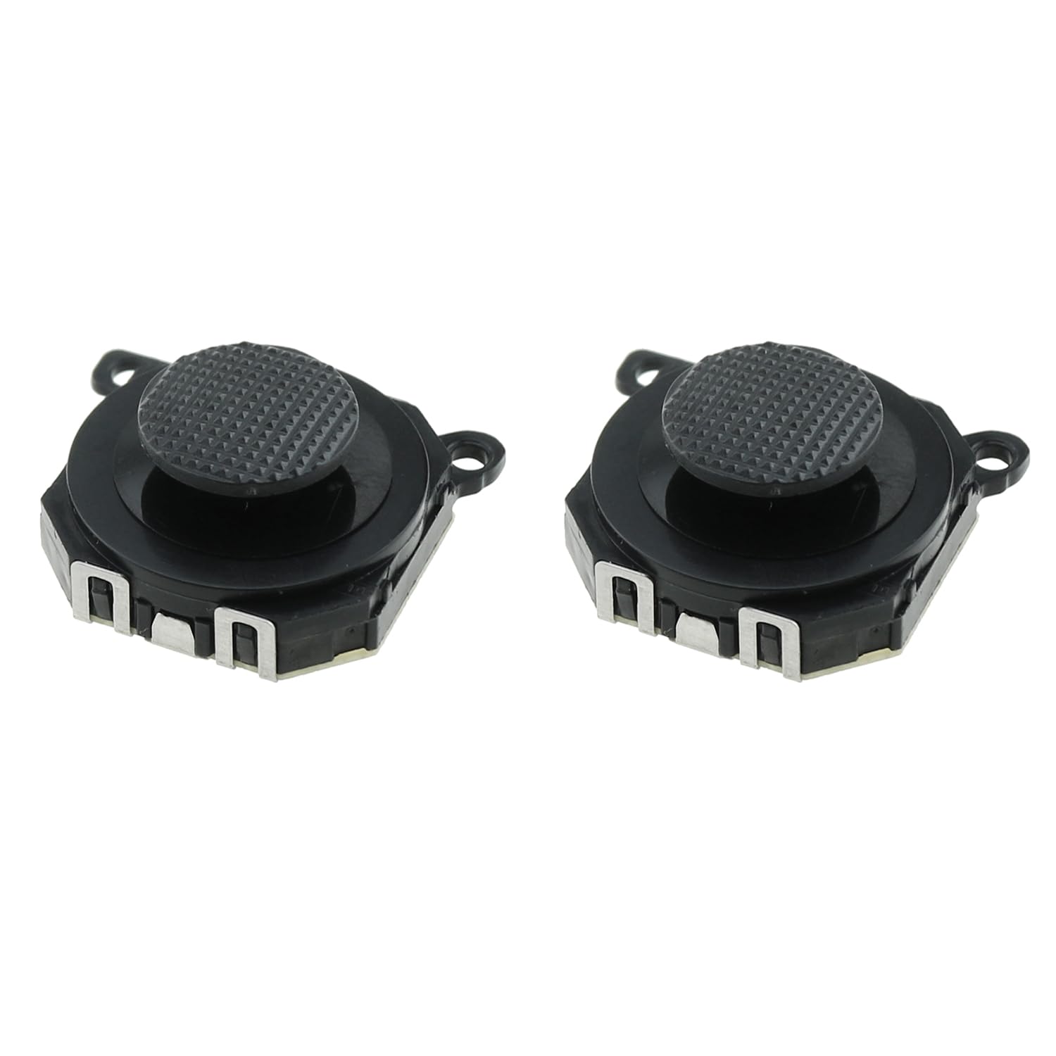WELWIK 2PCS ABS Plastic 3D Button Analog Joystick with Cover Compatible with PSP 1000 1001 Consoles