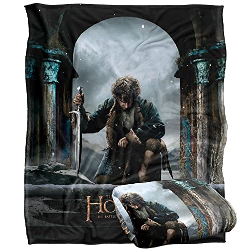 LOGOVISION The Hobbit Battle of The Five Armies Poster Manta súper Suave con Tacto Sedoso – 152 x 127 cm