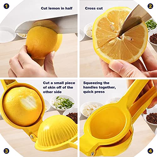 image for Hongtellor Lemon Squeezer,Lemon Juicer Squeezer for Kitchen,Manual Han