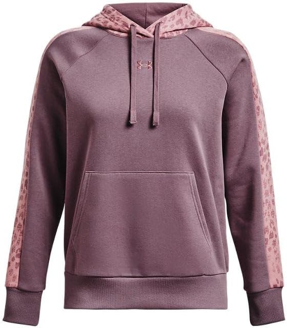 Under Armour Womens Rival Fleece Blocked Hoodie Apparel - Ultra-Soft with Extra Warmth