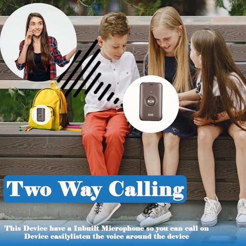 Image of Acumen Track GF-06 Mini Wireless GPS Tracker for Kids, Car & Bike | Real-Time Tracking, Voice Monitoring, SOS Button, Geo-Fence, 850 mAh Battery | iOS & Android App, 1-Year Warranty