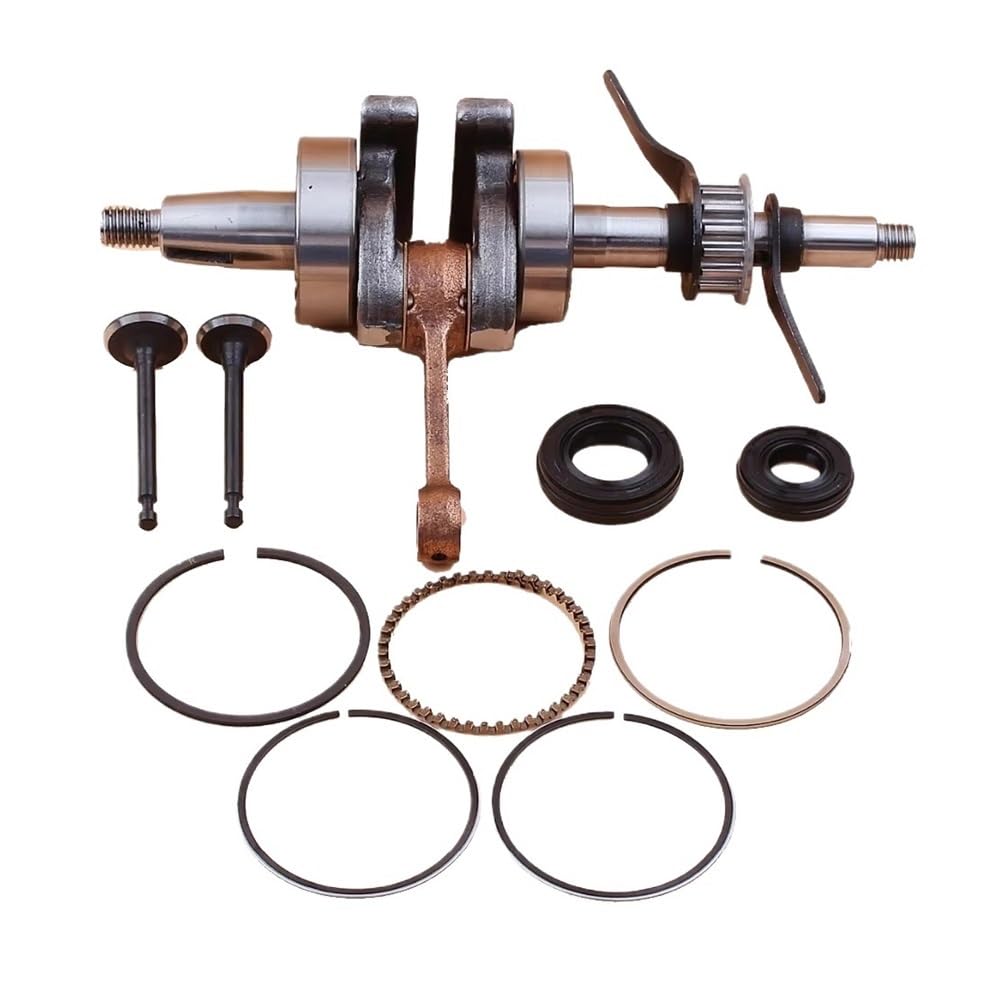 Juego de Sello de Aceite for válvula de admisión de Anillo de pistón de cigüeñal de 39 mm, con Motor de 4 Tiempos GX35 140F, desbrozadora y cortacésped.(40mm 140F)