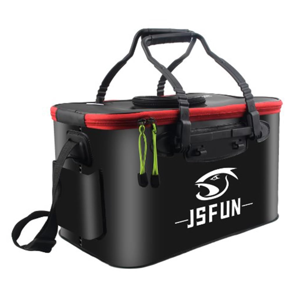 Secchio Pieghevole FACULX Per Pesca - Contenitore EVA Impermeabile Per Esche E Pesci Vivi - Foto 11