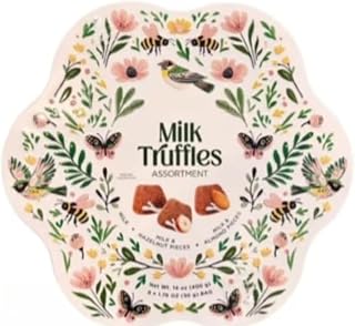 Truffettes French Milk Truffles Hazelnut and Almonds Spring Easter Mother's DayTruffle Assortment 14oz (Spring14oz)
