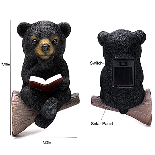 Garden Black Bear Statue Outdoor Funny Decor Figurine For Patio Yard Art Decoration Housewarming Garden Gift #TOP1