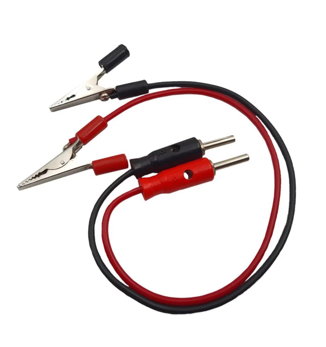 Male Banana Connector To Crocodile Clip Cable Code 4mm (Banana Plug to Crocodile Alligator Clip Test Lead Wire Cable Set 14AWG 30cm / 1 feet / 12 inches for Multimeter Oscilloscope) (Pack of 1) (B0D25SDYV6) Amazon Price History, Amazon Price Tracker