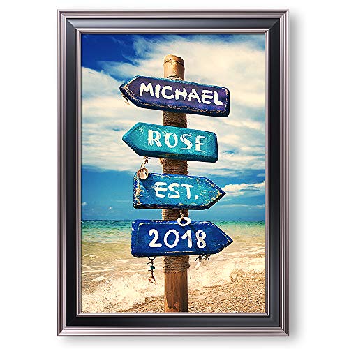 キャンバスアート ペアフレーム 結婚記念