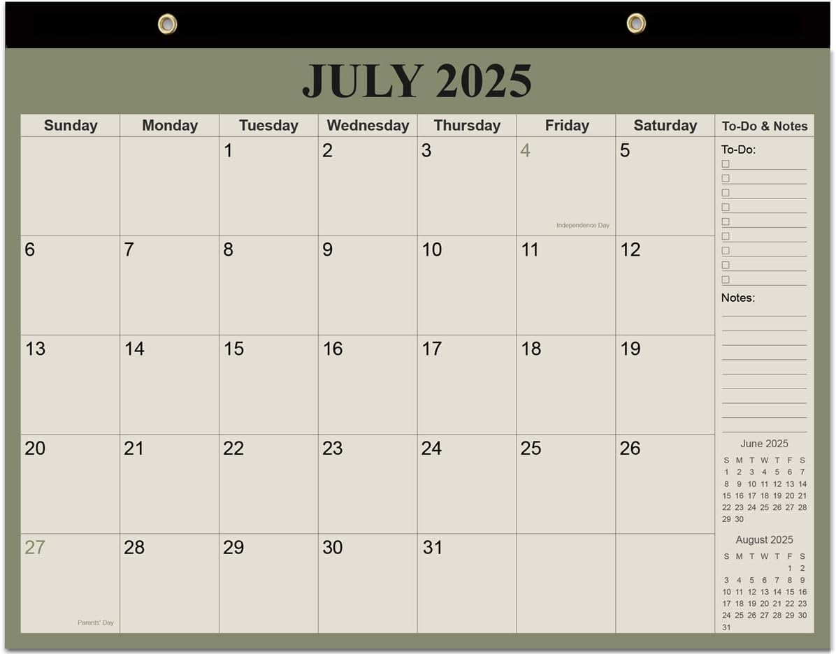 Desk Calendar 2025-2026 – Calendar 2025-2026 from September 2025 to December 2026, 18 Months Calendar with Thick Paper for Office, Home, School Organizing, 14″ X 11″, Cyan Desk Calendar 2025-2026 – Calendar 2025-2026 from September 2025 to December 2026, 18 Months Calendar with Thick Paper for Office, Home, School Organizing, 14″ X 11″, Cyan
