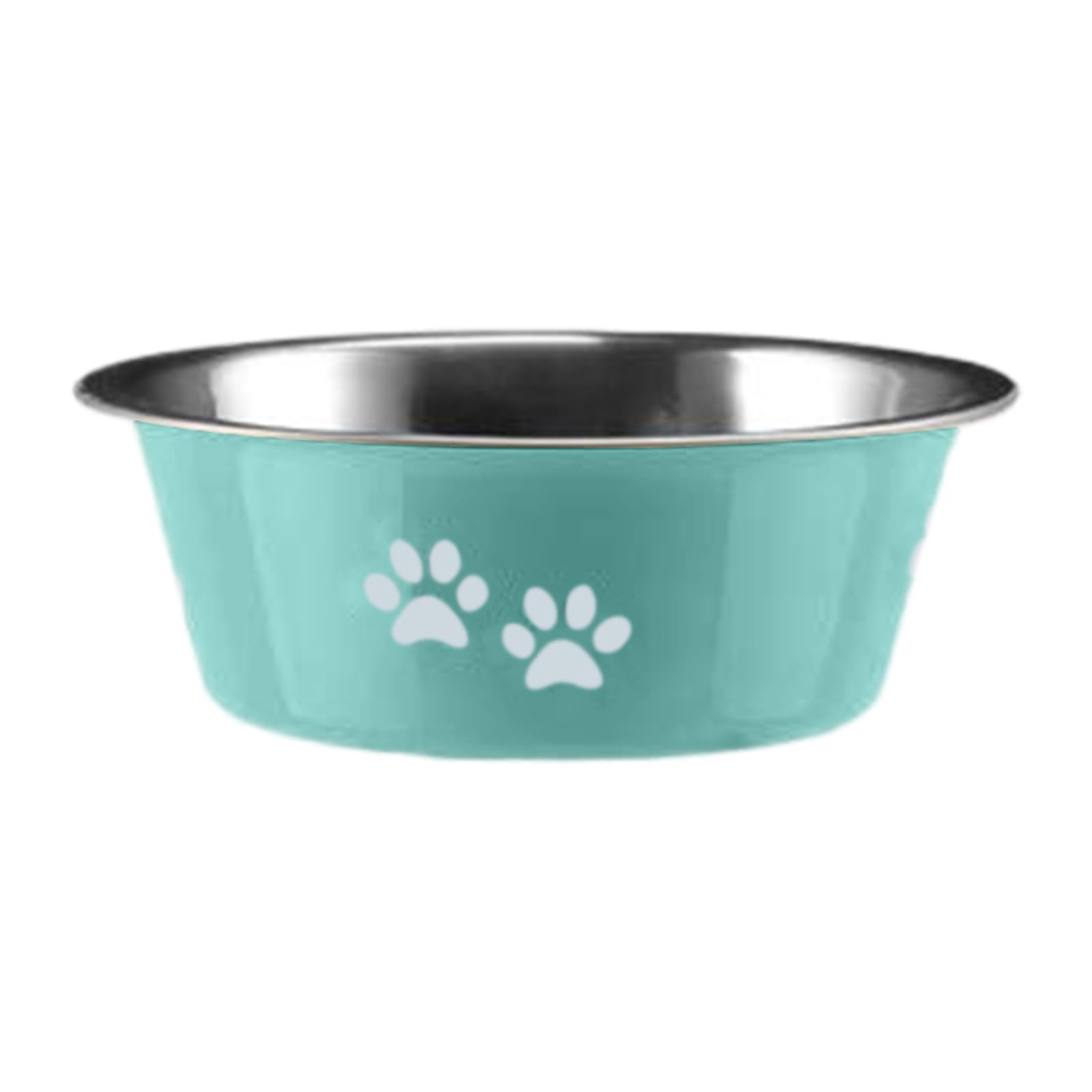 Non-Slip Dog Bowl Personalized Stainless Steel, Small Medium Large Sizes with 6 Colors, Custom Text Dog Bowl