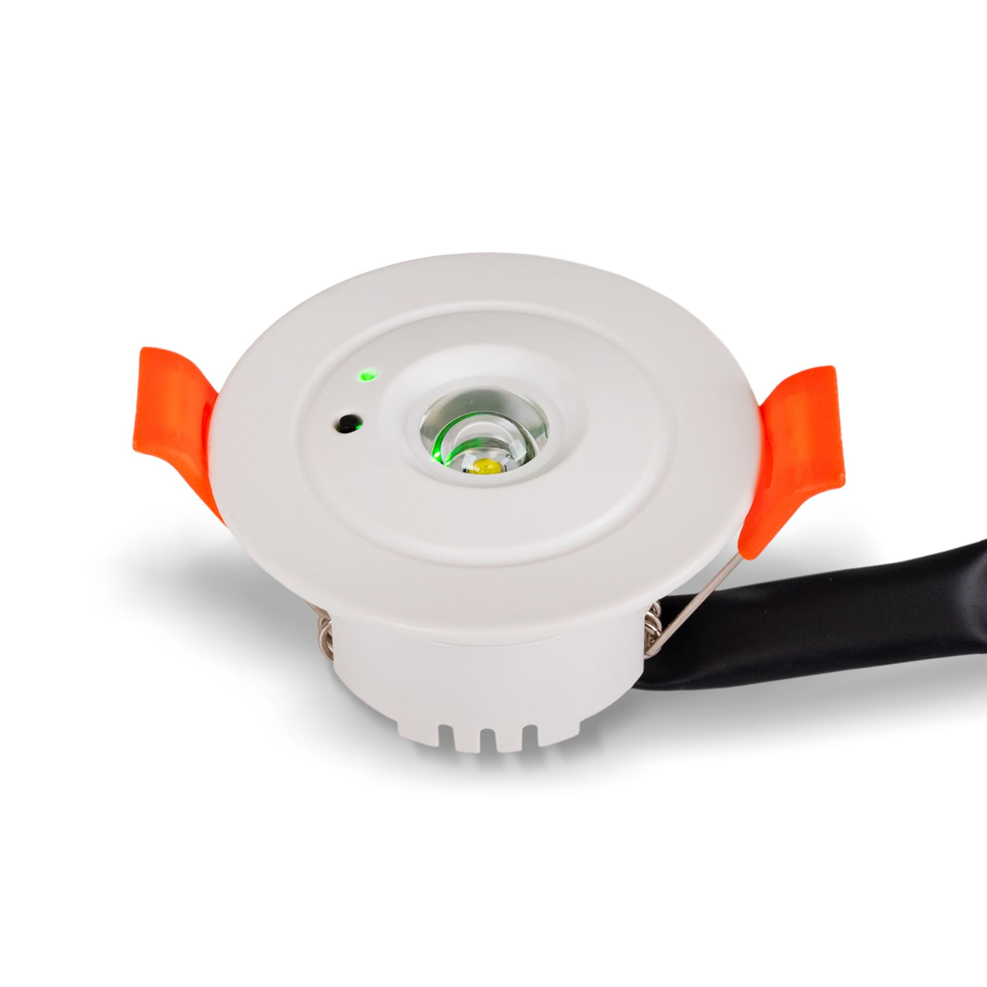 BARCELONA LED Éclairage de Secours LED 3W Encastré Ø60mm 6000K | LED 3W, encastrable Ø60mm, blanc froid 6000K, autonomie 3h, 250lm, batterie LiFePO4, IP20 intérieur
