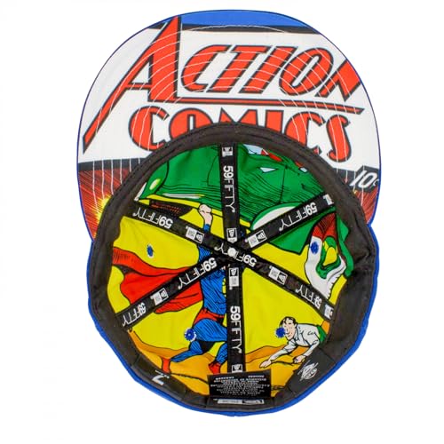 New Era Superman Action Comics #1 Gorra Ajustada 59Fifty miniatura 2
