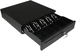 Caixa Registradora Gaveta Dinheiro Moeda Aço Chave