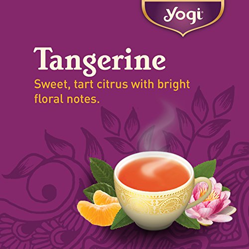 image for Yogi Tea - Sweet Tangerine Positive Energy Tea (6 Pack) - Supports Ele