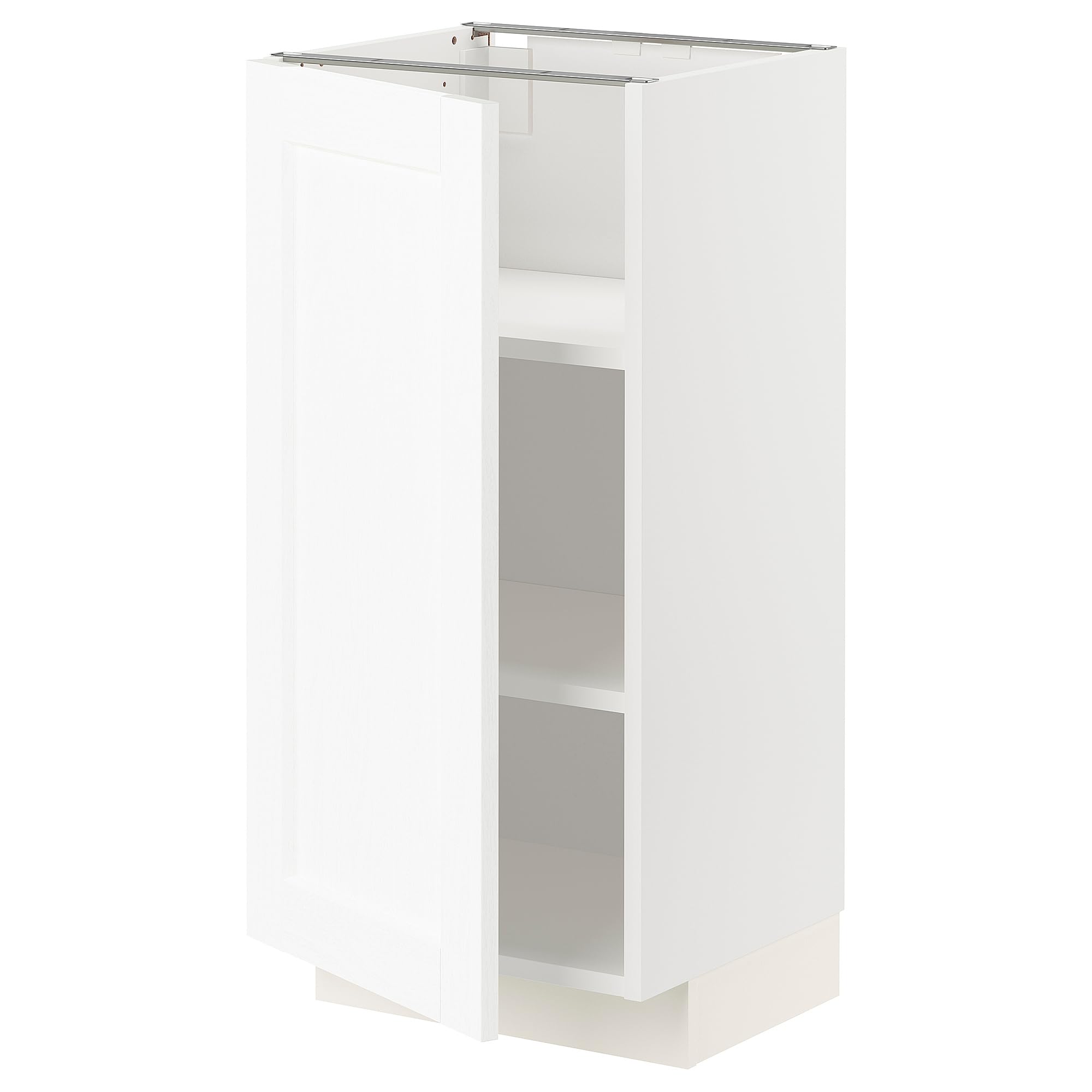 Meuble bas METOD étagères Enköping blanc 40x37 rangement cuisine